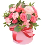 Цветы в коробке «Заветная мечта»